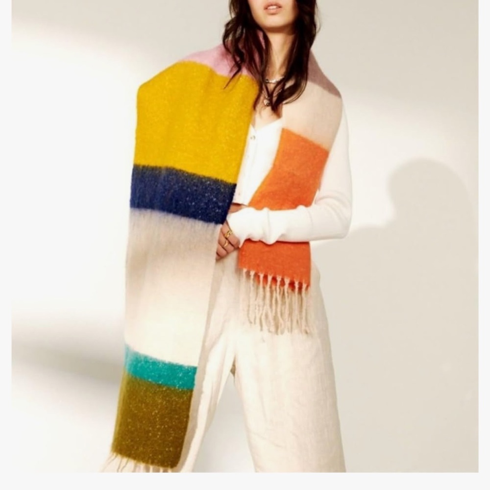 Urban Outfitters Colorful Striped Scarf